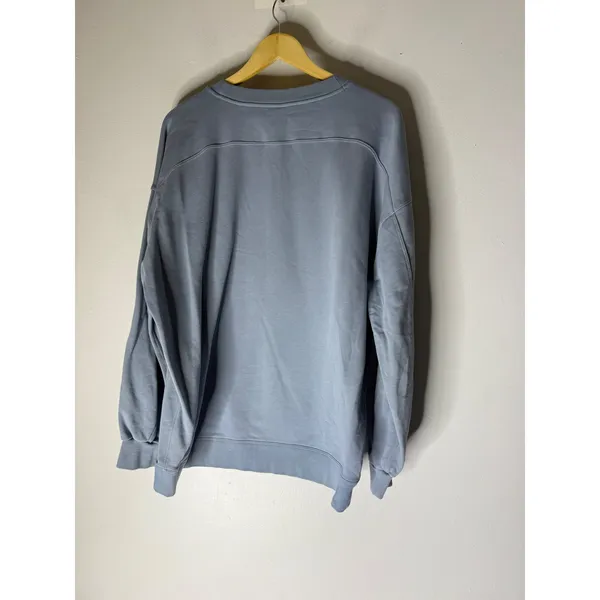 Lululemon Perfectly Oversized Crew Sweatshirt Chambray Blue Grey Size 10 - Image 2