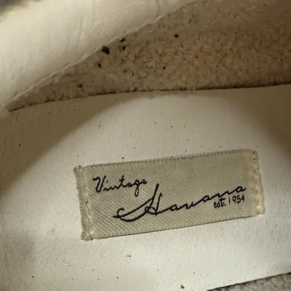Vintage Havana White and Black Star Sneakers - Image 8