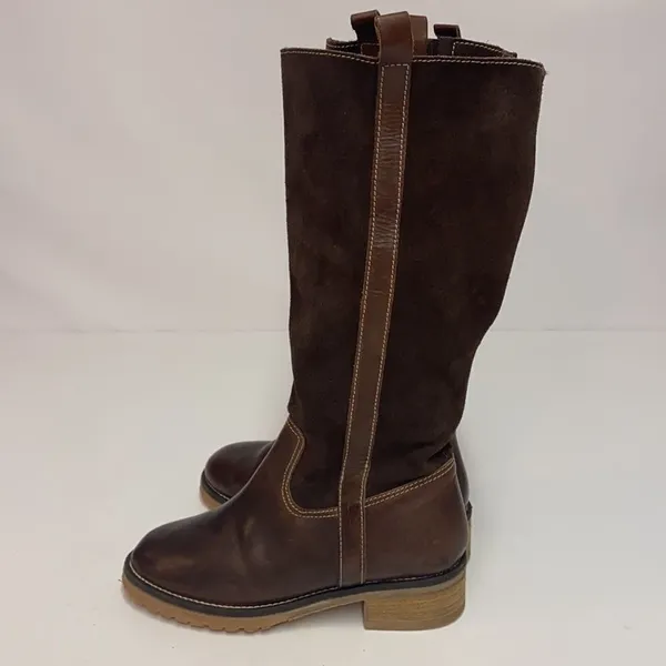 SBICCA JAVAN LEATHER RIDING BOOTS KNEE-HIGH BOOTS size 8.5 B23A‎ - Image 3