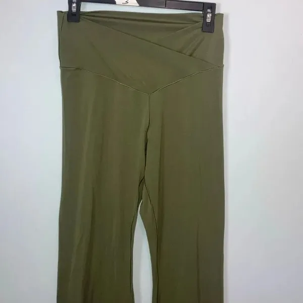 Offline aerie real me flare high rise Cross over waist XL Active #786 - Image 4
