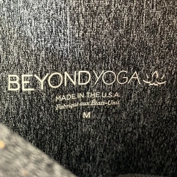 Beyond Yoga Alloy Ombré Metallic Gray Leggings Medium Activewear Workout - Image 6