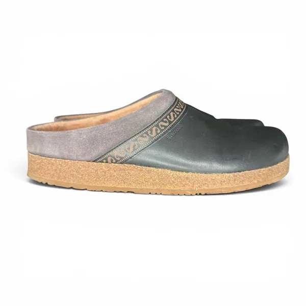 Stegmann Graz Womens Size 11 Shoes Leather Slip‎ On Comfort Clogs - Image 2