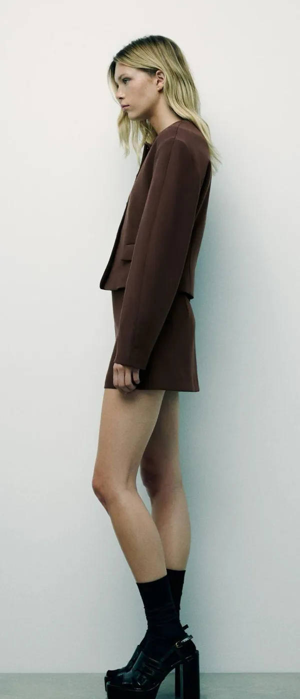 Elegant Brown Skirt - Image 4