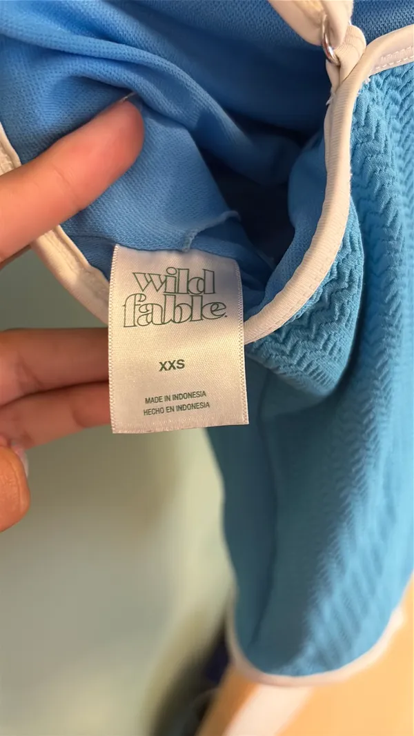 Target Blue One Piece with white lining. - Image 2