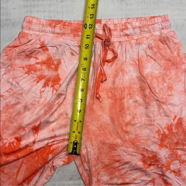 Tie dye light weight Jogger-style sweatpants elasticized waistband, drawstring - Image 5