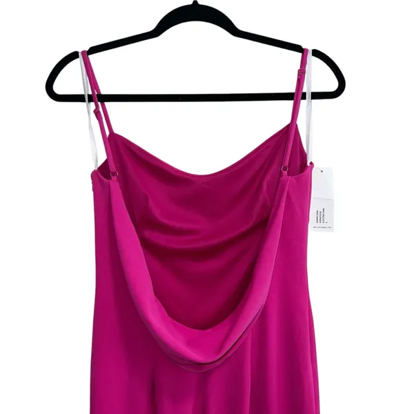 NEW NWT Katie May Damn Gina Low Back Maxi Gown In Electric Pink - Image 8