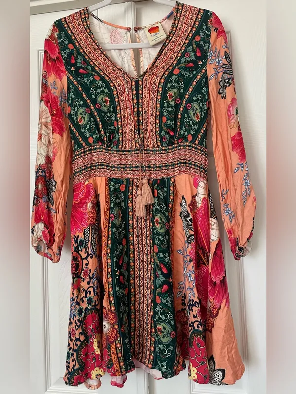 Farm Rio x Anthropologie Topanga Mini Dress size small - Image 2