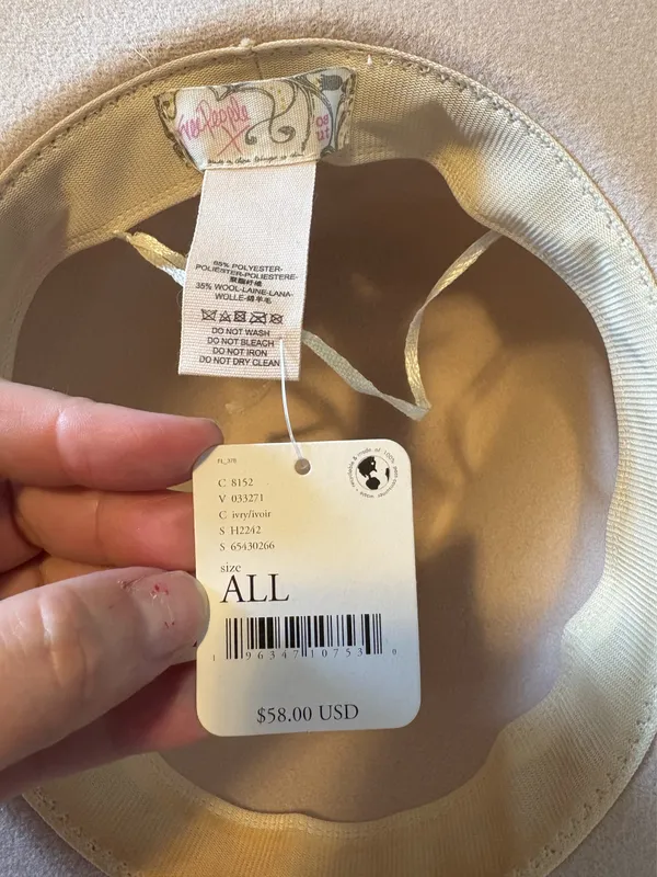 Free People Felt Wide Brim Hat - Image 4