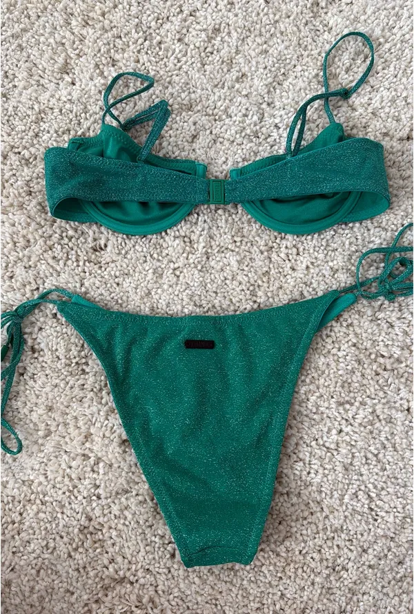 Triangl Bikini Mala Jaded Sparkle Set - Image 3