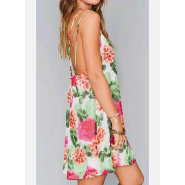 Show Me Your Mumu Criss Cross Applesauce Dress NWT Small Cactus Floral - Image 11