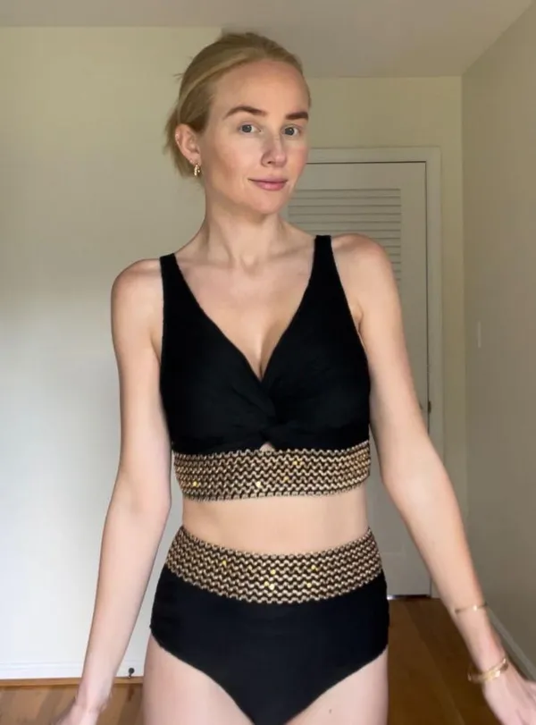 Black Bikini Set Size M - Image 3