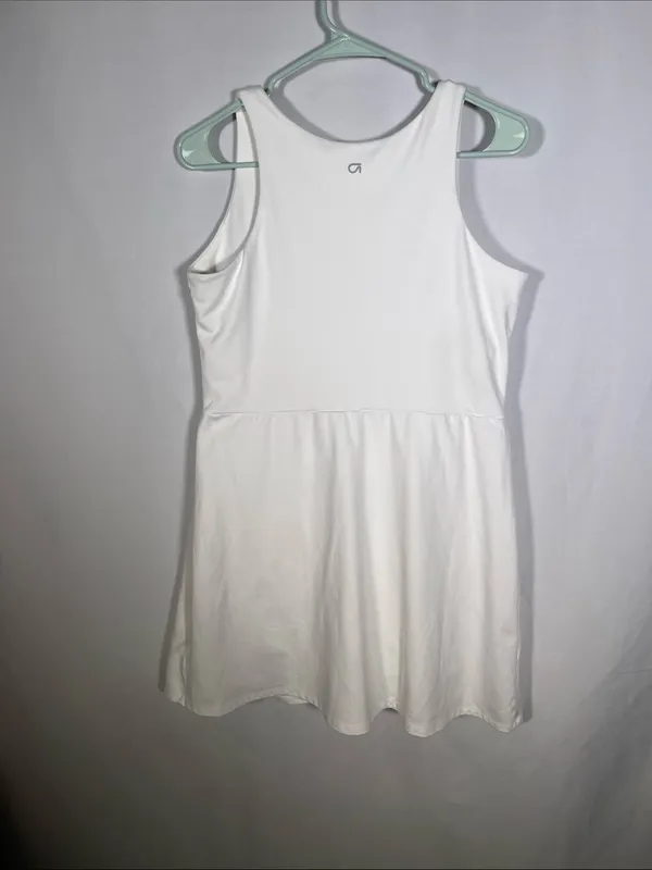 Gap GAPFIT WOMENS ACTIVEWEAR MINI DRESS WHITE LARGE - Image 5