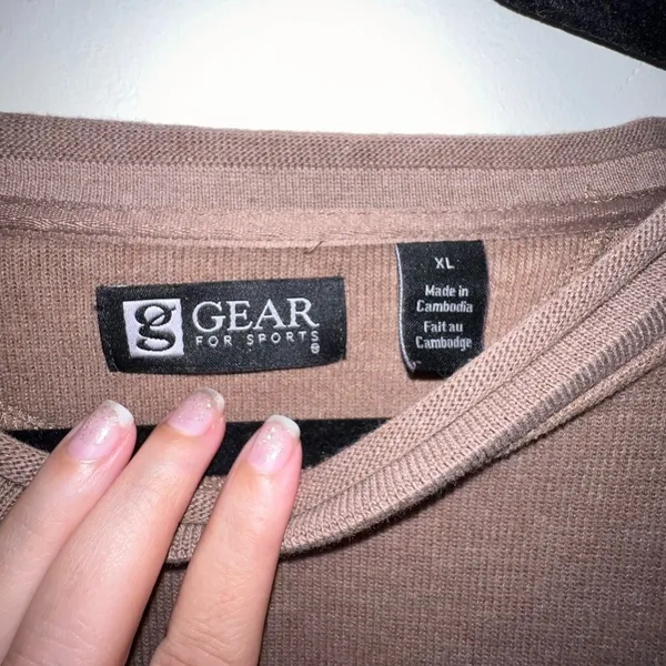 Gear For Sports Tan Sweater womens‎ xl - Image 3