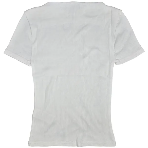 J. Crew Fine-rib‎ fitted boatneck T-shirt White XXS - Image 2