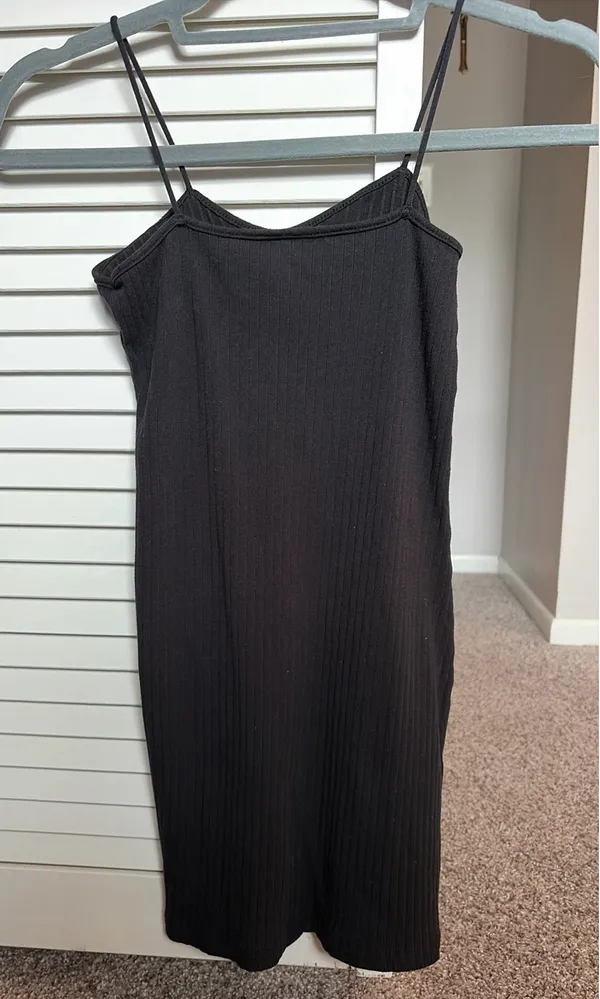 Black Mini Dress Shein - Image 2