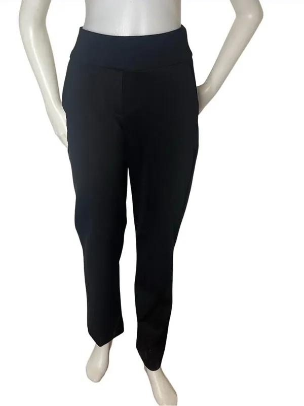 EXPRESS Black Pants Curvy Boot High Rise Double Knit Stretch Size XS NEW NWT - Image 2
