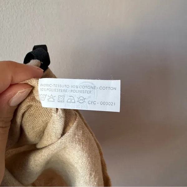 GUCCI Drawstring Dustbag Small Tan‎ and Black - Image 4