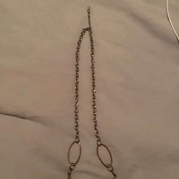 Silver tone necklace - Image 3