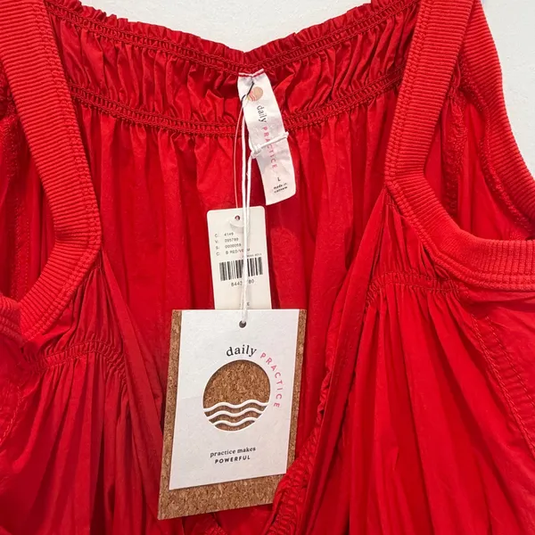 Daily Practice Anthropologie Women's Size L Keeseville Sleeveless Smocked Dress - Image 5
