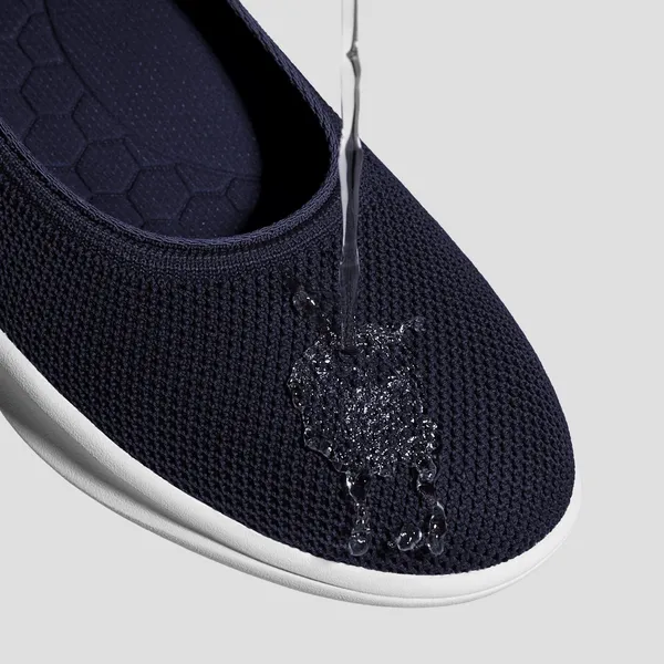 Vivaia Izabel Walker Pro Hybrid Comfort Support Knit Water RPT Flats Navy 8.5 - Image 3