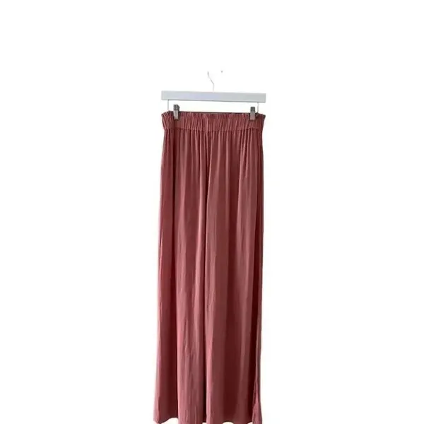 Zara Burnt Orange Pink Coral High Waisted Pull On Casual Y2K Lounge SZ S #1693 - Image 8