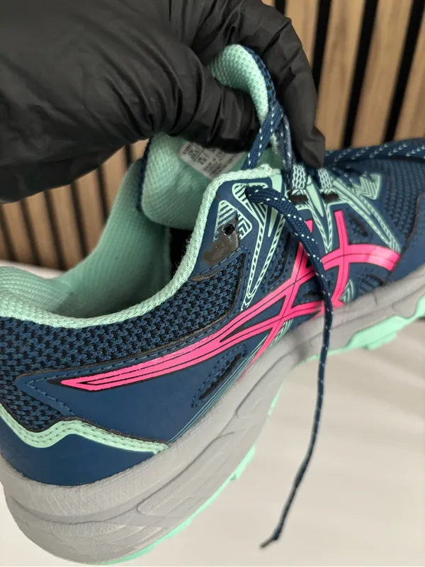 ASICS GEL-VENTURE 8 Trail Running Tennis Shoes Womens Size 6.5 Blue Pink Teal - Image 9