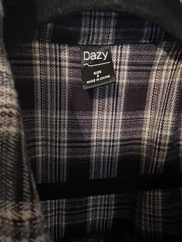 SheIn Flannel Button Up - Image 3