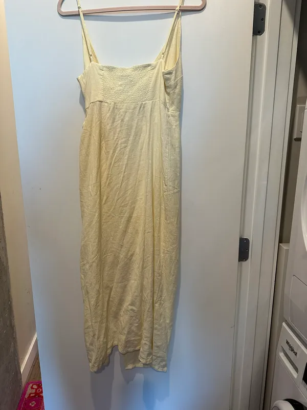 Urban Outfitters Cream Wrap Dress - Image 2