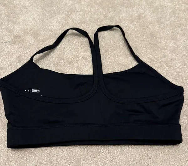 Kill Crew Black and White Athletic Bra - Image 2