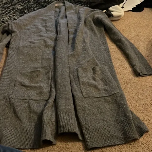 Athleta grey open front‎ cardigan small - Image 3