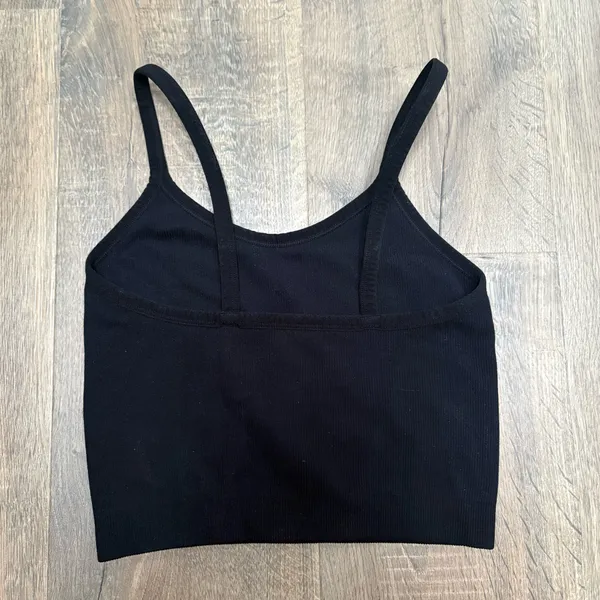 Set active black ribbed tank top - Image 3