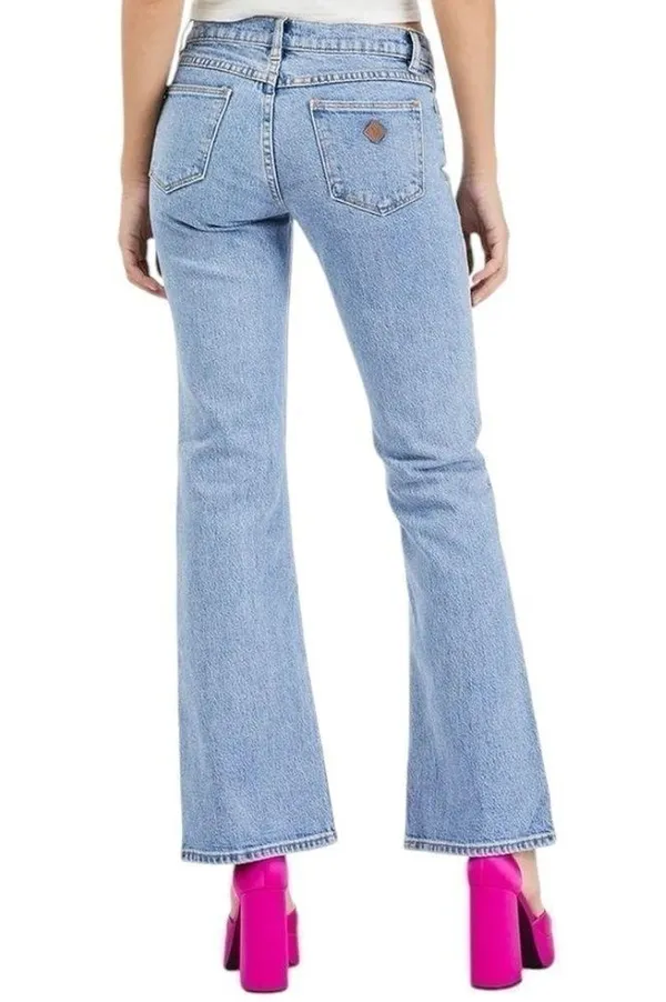 ABrand Denim Women’s Size 31 Ariane Blue Wash 99 Low Rise Boot Cut Jeans - Image 3