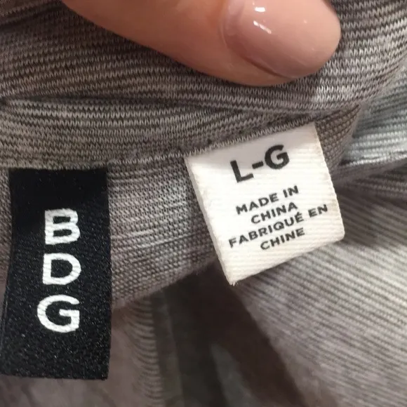 Bdg striped Button down blouse - Image 4