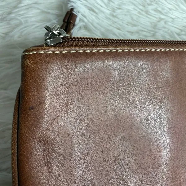 y2k COACH Leatherware Brown Wristlet - Image 6
