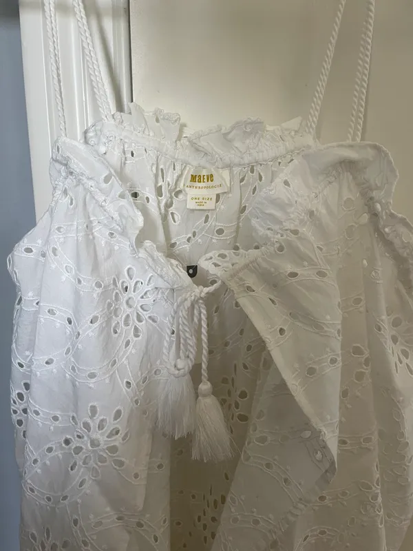 Anthropologie Eyelet Tank - Image 2