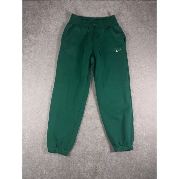 Nike Women's Green Sweats/joggers Fleece Size S Inseam 28 - Image 2