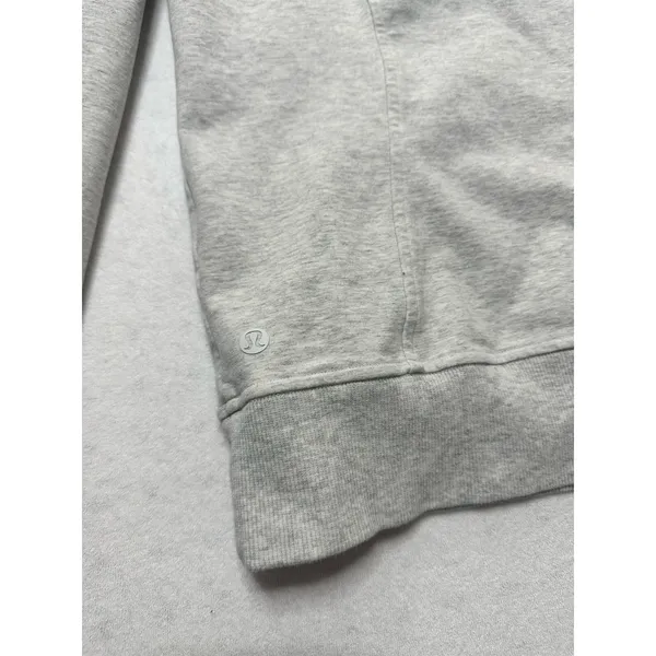 Lululemon Gray Scuba Crewneck Sweatshirt Size 16 - Image 3