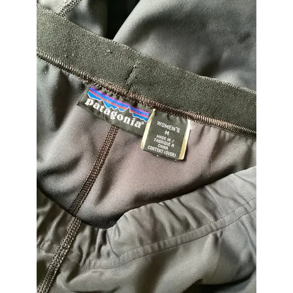 Patagonia Womens Gray Tapered Hiking Athletic Pants Sz M Drawstring Zip Pockets - Image 6