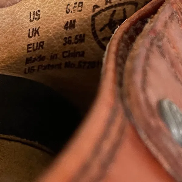 Ariat Leather Clogs‎ Brown - Image 2