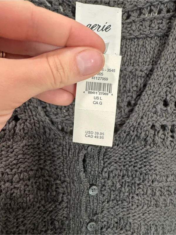 NWT Aerie Crochet Sweater Vest - Image 5