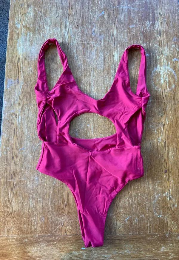 Amazon Maroon Red One Piece - Image 3