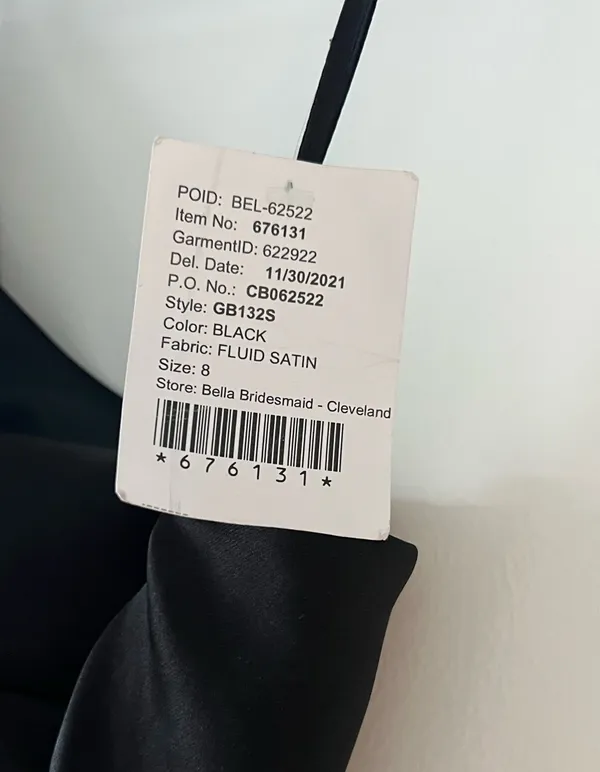 Black Dress Size 8 - Image 2