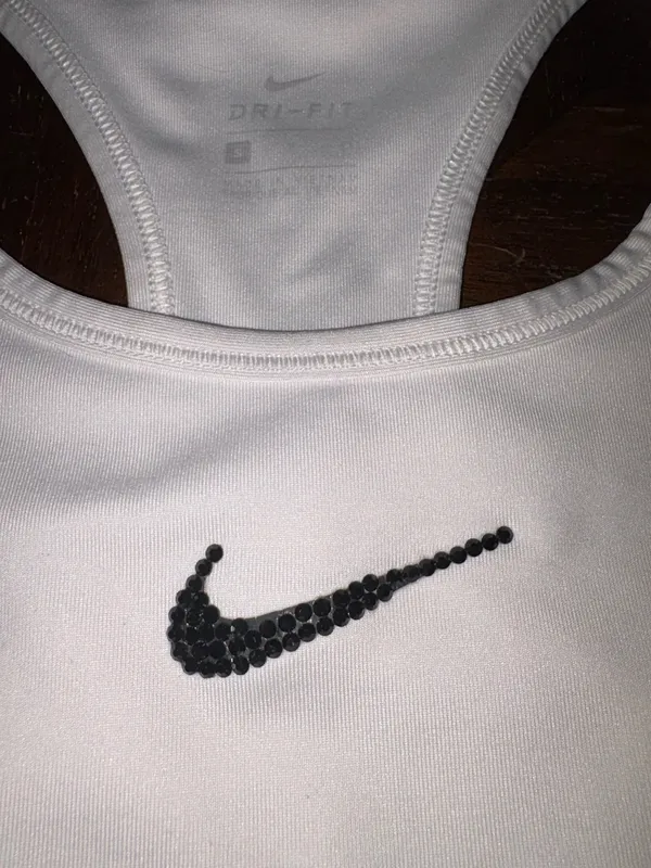 Nike Bedazzled Swoosh Dri-Fit Sports Bra - Image 3