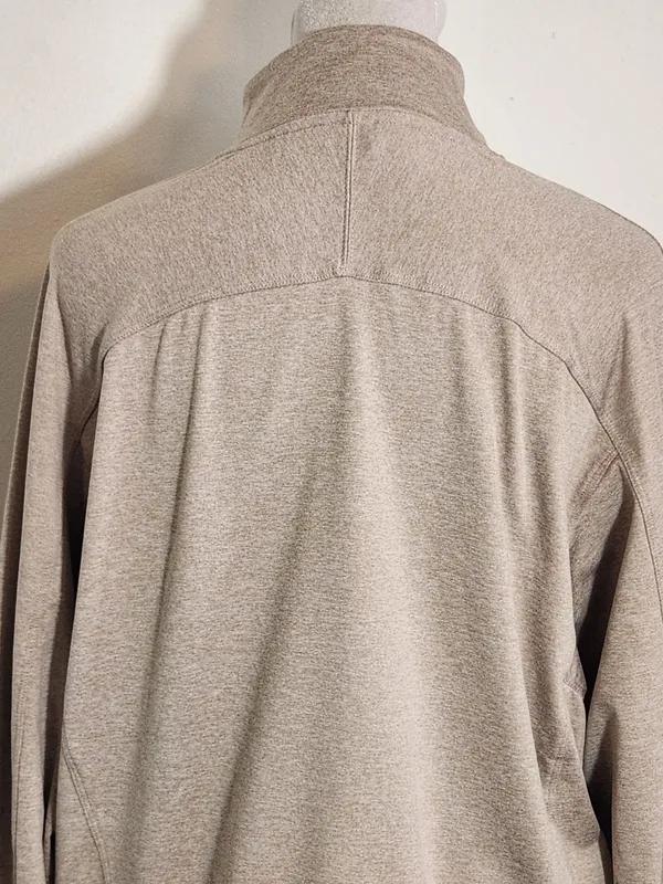 Danskin Heather Brown Quarter Zip Pullover Size Medium - Image 4
