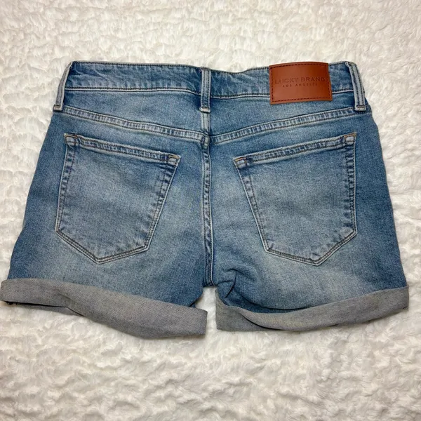 Lucky Brand Women's Light Blue Jean Shorts - Image 3