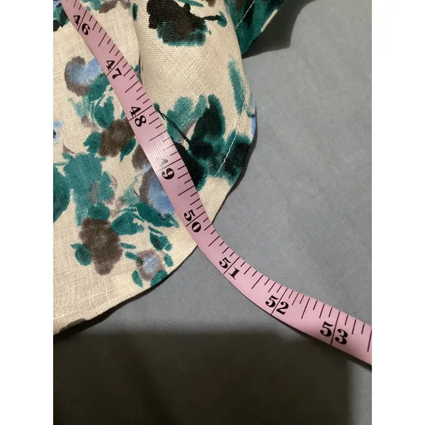 Tuckernuck Blue Blooms Floral Button Front Maxi Dress NYAP-12-D626 Size S - Image 8