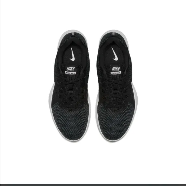 NWT 🖤🤍 Nike WIDE Womens Flex Trainer Black and Silver Sneakers, Size 8.5 WIDE - Image 4