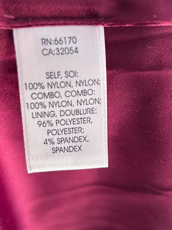 Anthropologie BHLDN Samantha Lace Dress Maroon Sz 2 Hemmed - Image 9