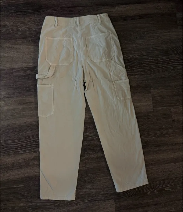 Aritzia Wilfred Free carpenter pants in bone/cream color - Image 5