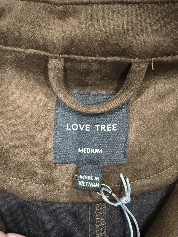 NWT Love Tree Brown Faux Suede Willa Jacket - Image 6